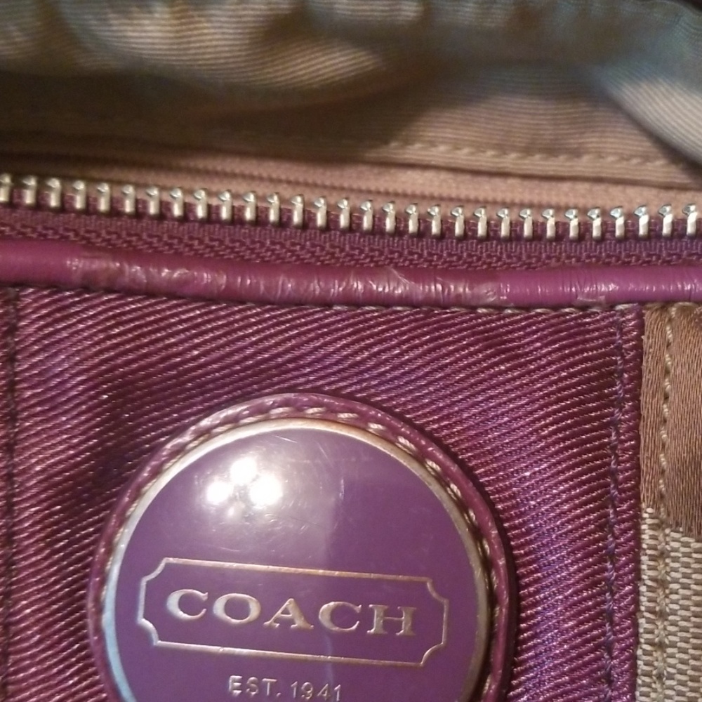 Coach purse - Picture 6 of 8